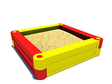 песочница квадрат п062 пластиковая для детской площадки