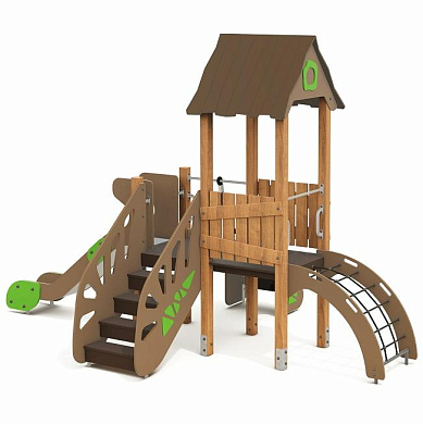игровой комплекс н24.07201 для детей 4-6 лет для уличной площадки