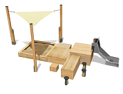 детский игровой комплекс вст 4522 для уличной площадки