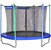 батут с сеткой hudora fitness trampoline 250см 65208/01