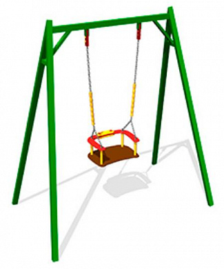 качели ветерок 1 к011 с креслом к045 для детских площадок