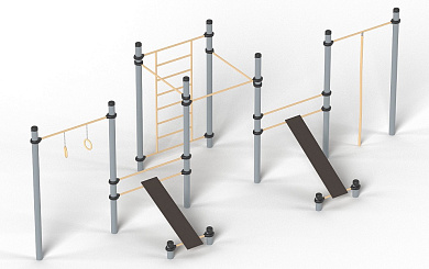 Спортивный комплекс Romana 501.29.01 для уличной площадки