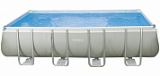 бассейн каркасный intex ultra frame 28352, 549х274х132см, 17203л, песочный фильтр-насос 4,5м3/ч, лестница, тент, подстилка