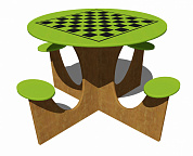 стол детский шахматы 02022 для игровой площадки
