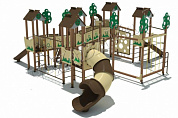 игровой комплекс дгс сказочный лес от 5 лет для детской площадки