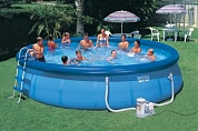 бассейн intex easy set надувной + аксессуары 56414