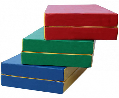 мат гимнастический кмс №3 100x100x10см складной