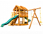 Детская площадка Playgarden SkyFort II со спиральной горкой и рукоходом PG-PKG-SF05