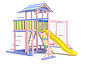 Детская деревянная площадка Савушка 15 color-7 для дачи