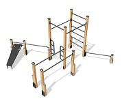 воркаут vst 9113/4 для игровой площадки
