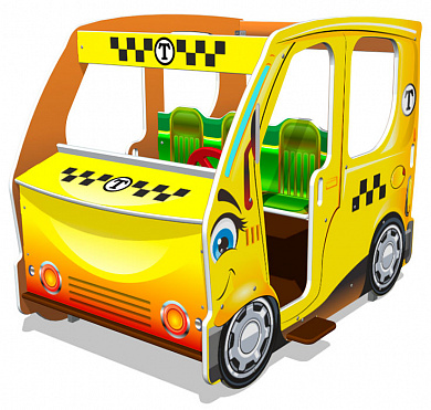 игровой макет машинка такси им252 для детских площадок