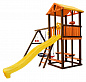 Детский игровой комплекс Perfetto sport Bari-3 + качели-гнездо Паутина 100