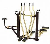 уличный тренажер sport-fora лыжники-велосипед-степпер yt36 для спортивной площадки