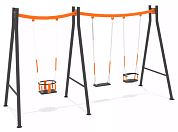 качели тройка кчб.т100 для детской площадки