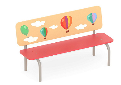 Детская скамейка Romana Шары 302.09.00 для игровой площадки