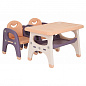 Набор мебели Pituso cтол+2 стульчика UN-ZY02-2 фиолетовый