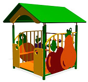 детский игровой домик-беседка магазин cки 066 для улицы