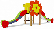 горка двойная аленький цветочек 08405 для детской площадки