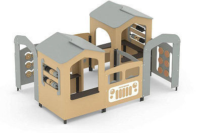 Игровой домик-лабиринт Romana Лабиринт 6 111.30.02 для детских площадок