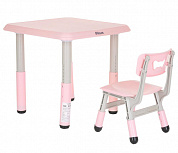 набор столик со стульчиком pituso l-zy07 розовый