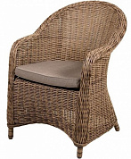 плетеное кресло афина-мебель ravenna y490 beige