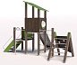 Детский комплекс Эко-play ДГ.ЭП002 для игровой площадки