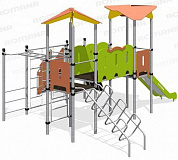 детский игровой комплекс romana 101.11.09 для детских площадок