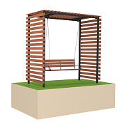 качели sport-fora sf-p12 для парков и зон отдыха