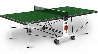 теннисный стол start line compact lx green с сеткой 6042-3