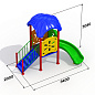 Детский комплекс Малютка 4.2 для игровой площадки