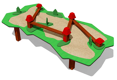 песочный столик вст 1173 для детской площадки
