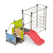 игровое оборудование romana пожарная машина 111.15.00 для детской площадки