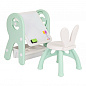 Набор мебели Pituso UN-ZY03 с конструктором и мольбертом для рисования зеленый