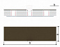 Скамья гимнастическая для измерения гибкости Romana 203.03.03 для спортивной площадки