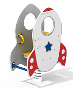 качалка на пружине ракета кчбл.п024 для детской площадки 