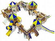 игровой комплекс крепость 07127 для детей 6-12 лет для уличной площадки