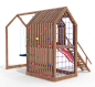 Детская площадка Максон Сканди Сказка 6 деревянная для дачи