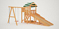 Модуль деревянный скат неокрашенный Савушка для серии Мастер 1-5 длиной 2,9 метра