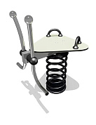 качалка вст 5859 на пружине для детской площадки