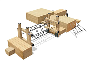 детский игровой комплекс вст 4518 для уличной площадки