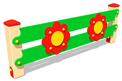 ограждение цветок огд014 для уличной площадки