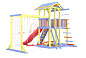 Детская деревянная площадка Савушка 15 color-9 для дачи