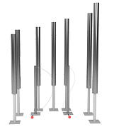 музыкальный инструмент поющие трубы эко-291007 для детской площадки