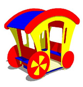игровой макет карета cки 060 для детских площадок 