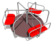 карусель вст 1231 для детской площадки