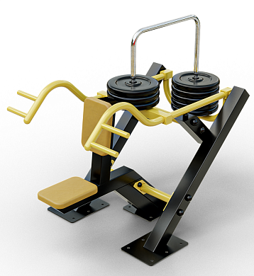 уличный тренажер sport-fora жим вверх ytx4 для спортивной площадки