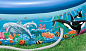 Бассейн надувной Intex Easy Set 28126 Океанский Риф, 305х76см, 3853л, фильтр-насос 1250л/ч