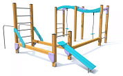 гимнастический комплекс sweetplay гк.сп007 для детской площадки