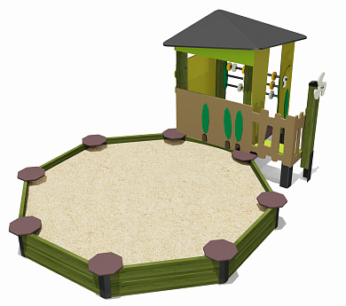 песочный дворик мг 1202 для детской площадки