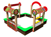 песочный дворик русские узоры у1 п075 для детской площадки